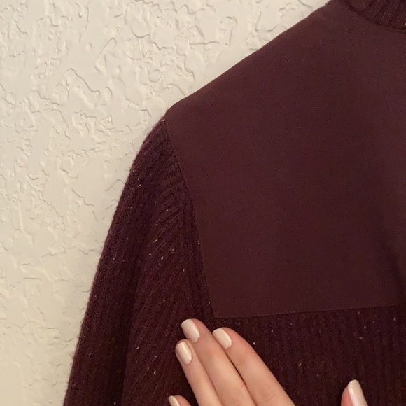 New the North face crestview quarter button down sweater in root brown - Picture 15 of 16